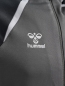 Preview: Kinder Hummel Lead 2.0 Kapuzen Trainingsjacke - Steel gray/Asphalt